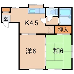 アビタシオン山居の物件間取画像